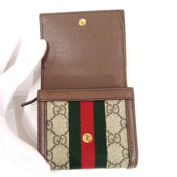 Luxury Gucci Trending 2025 Ophidia GG Supreme Canvas Wallet