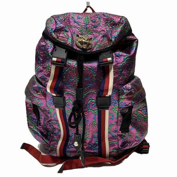 Luxury Gucci Trending 2025 Brocade Backpack 466467