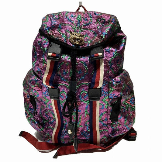 Luxury Gucci Trending 2025 Brocade Backpack 466467