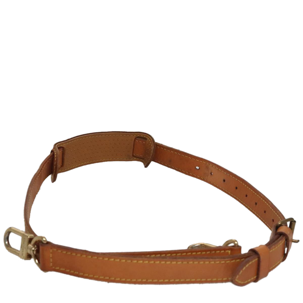 LOUIS VUITTON Adjustable Shoulder Strap Leather 31.5""-39"" Beige LV 100867