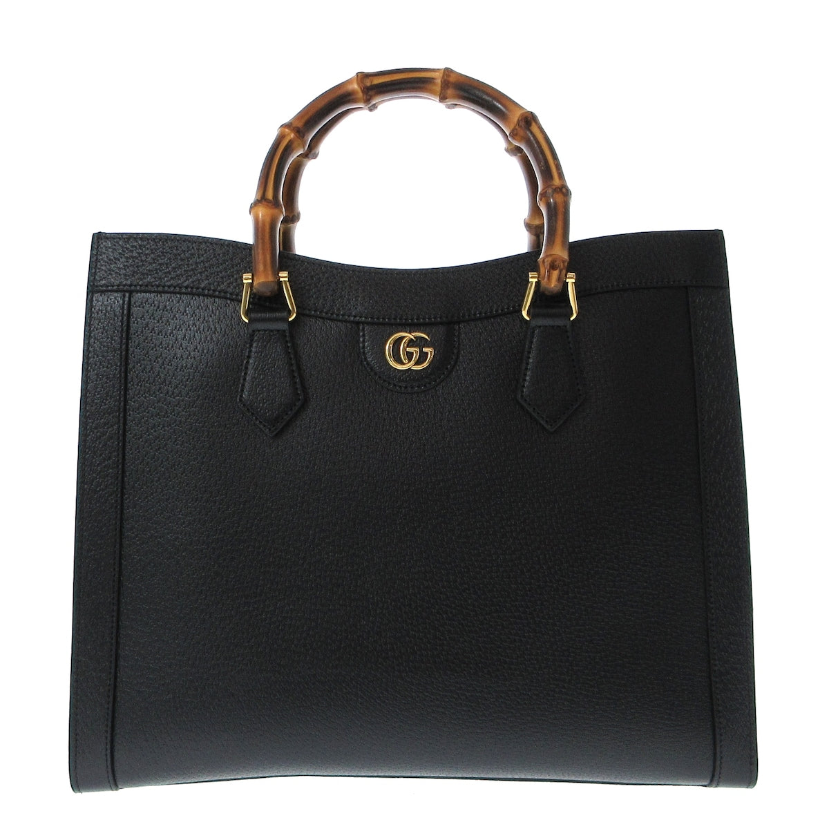 Gucci Bamboo  Leather Tote Bag ()