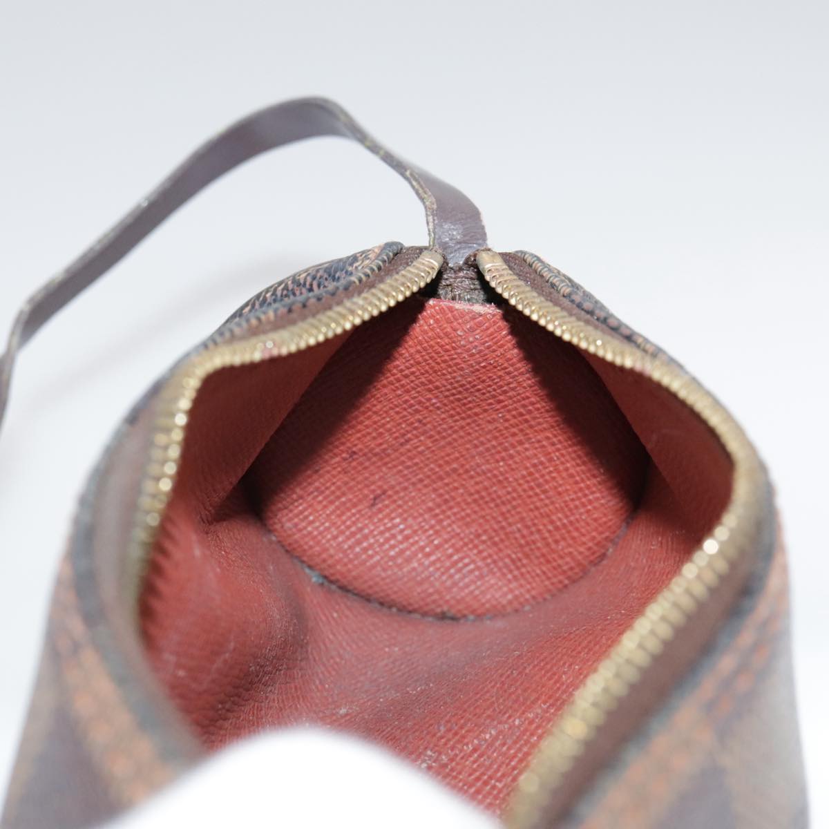 LOUIS VUITTON Damier Ebene Papillon Pouch LV 104382