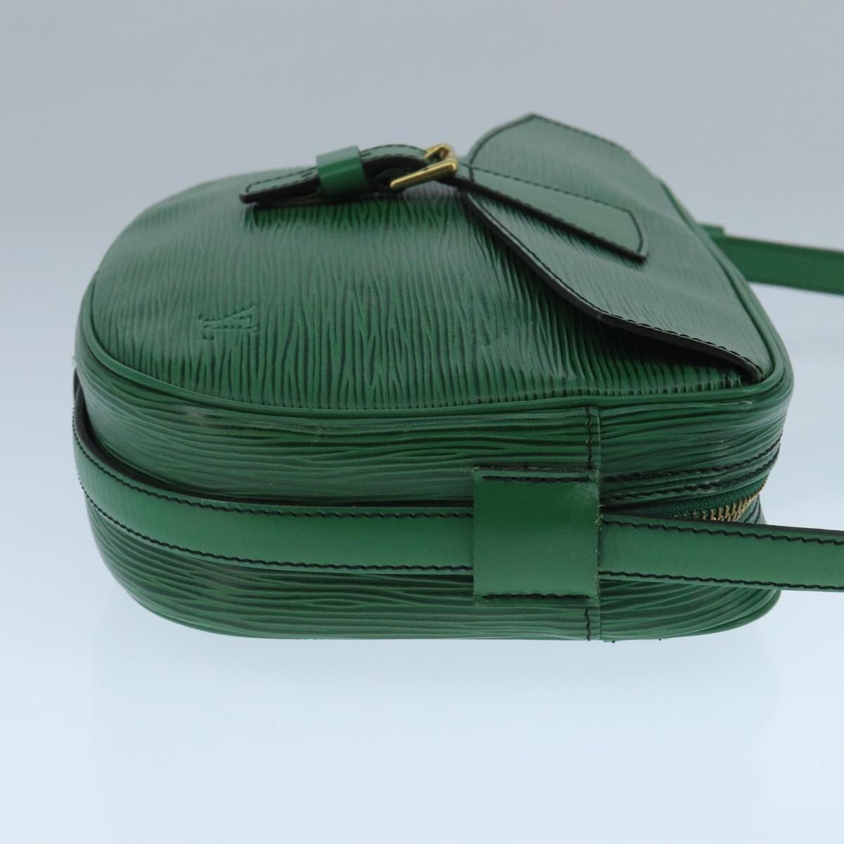 LOUIS VUITTON Epi Jeune Fille MM Shoulder Bag Green M52154 LV 104441