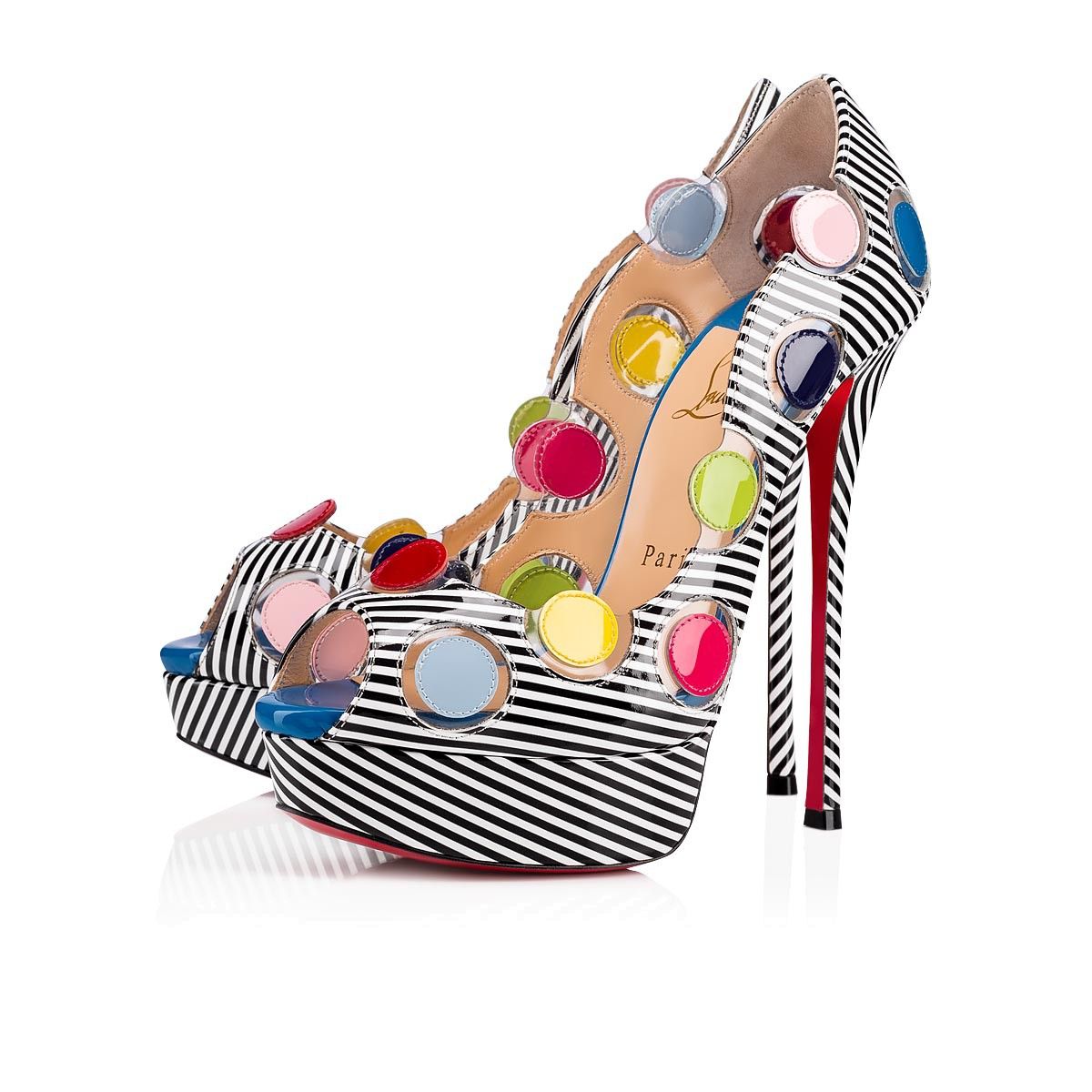 CHRISTIAN LOUBOUTIN LADY BUG 150mm SIZE 38