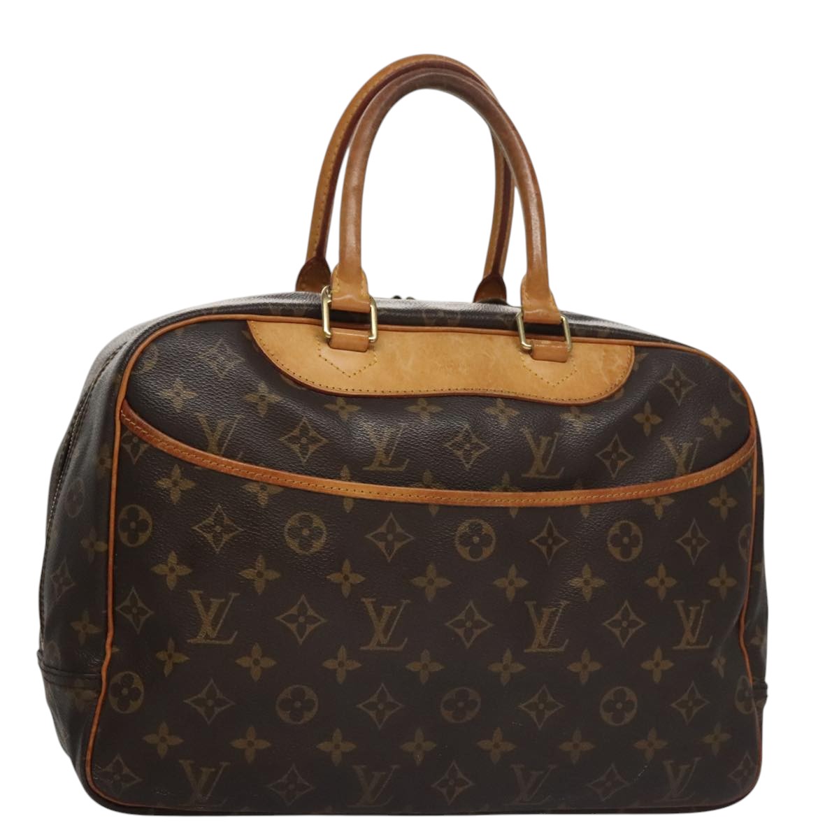 LOUIS VUITTON Monogram Deauville Hand Bag M47270 LV 105380
