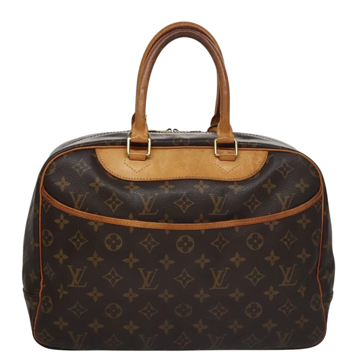 LOUIS VUITTON Monogram Deauville Hand Bag M47270 LV 105380