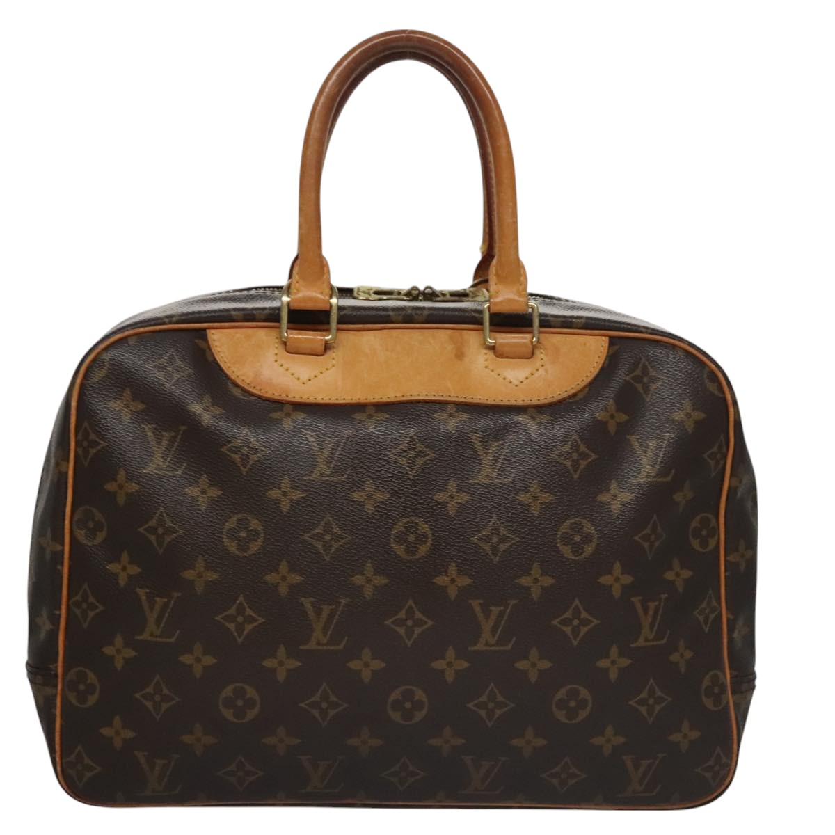 LOUIS VUITTON Monogram Deauville Hand Bag M47270 LV 105380