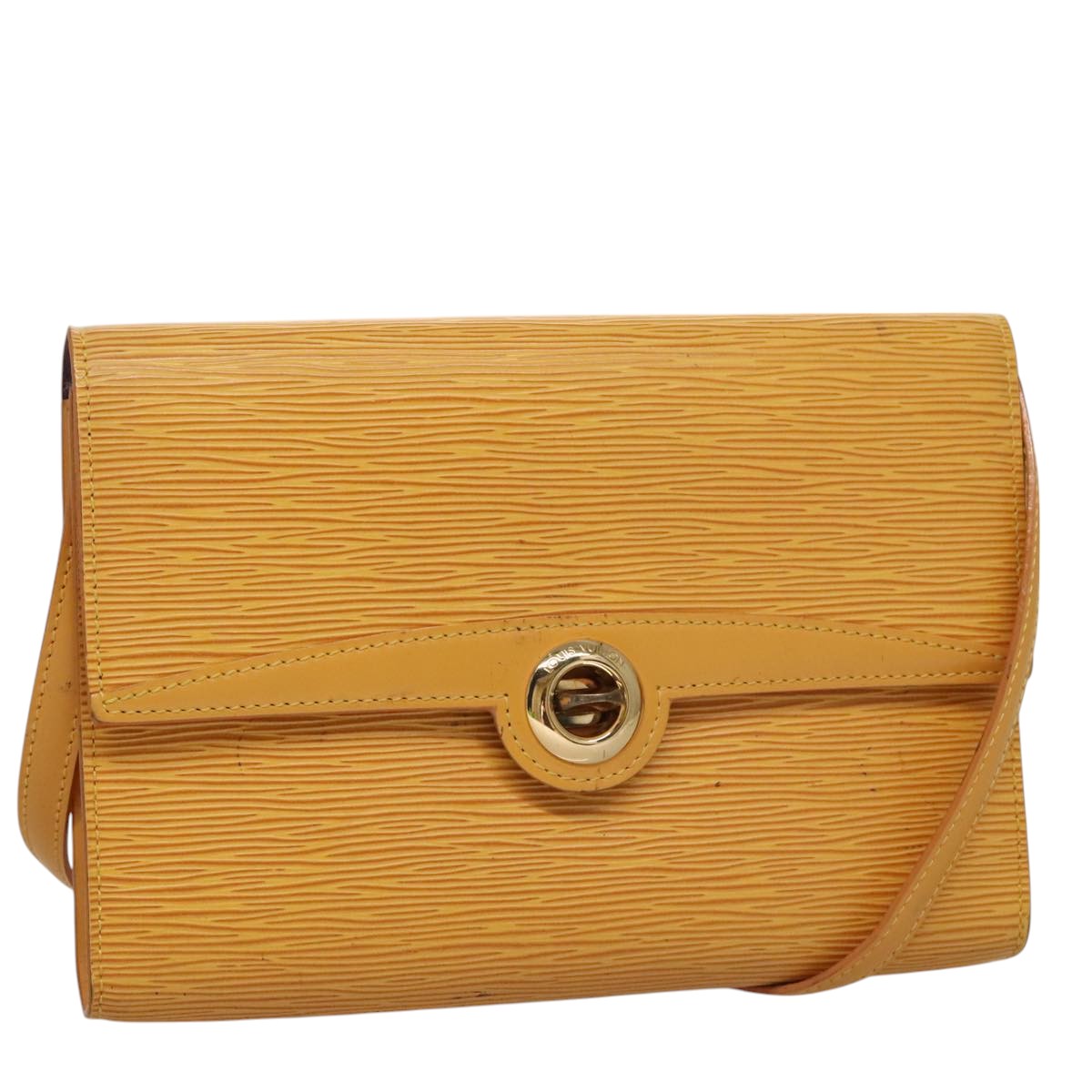 LOUIS VUITTON Epi Arsch Shoulder Bag Yellow M52579 LV 105392