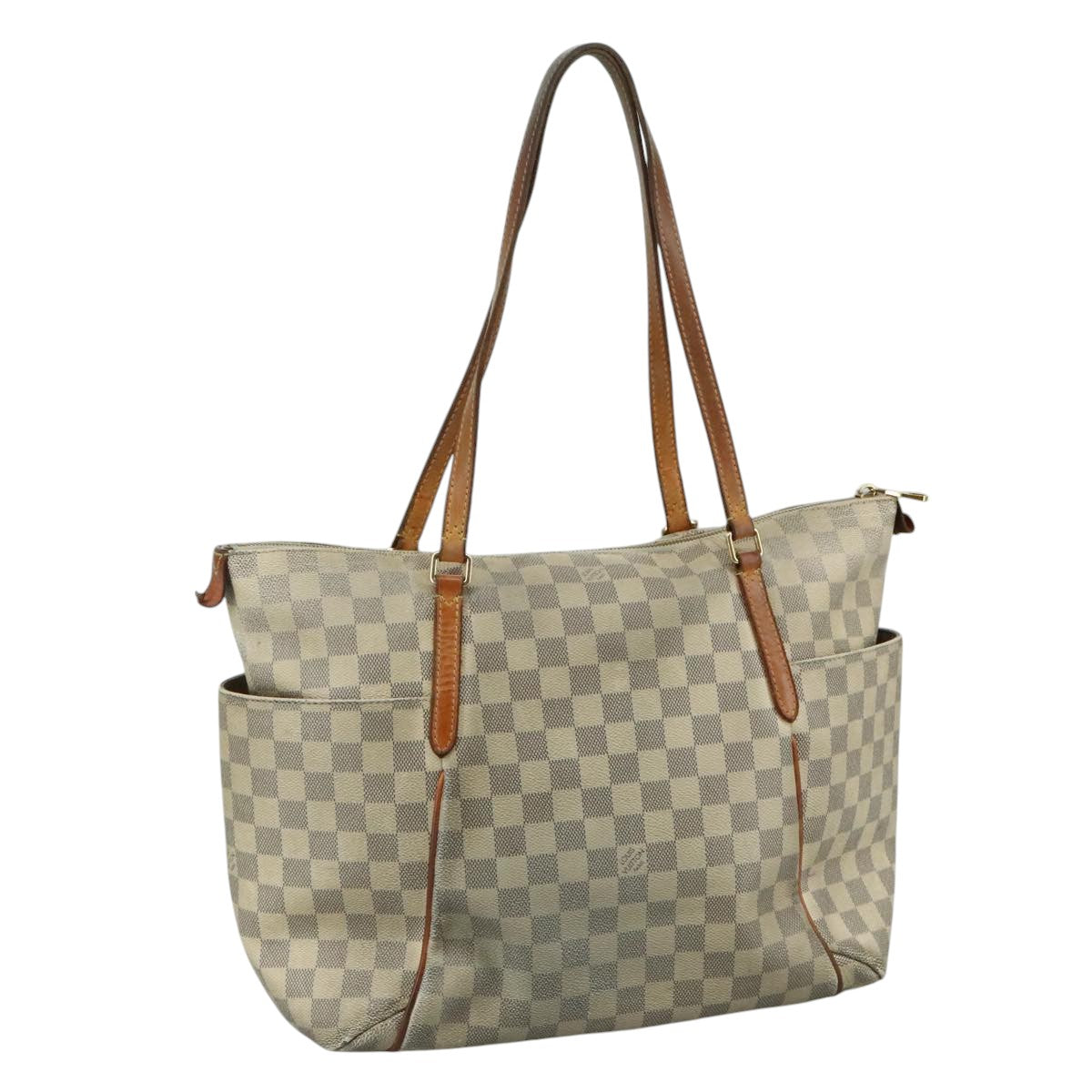LOUIS VUITTON Damier Azur Totally MM Tote Bag N51262 LV 105394