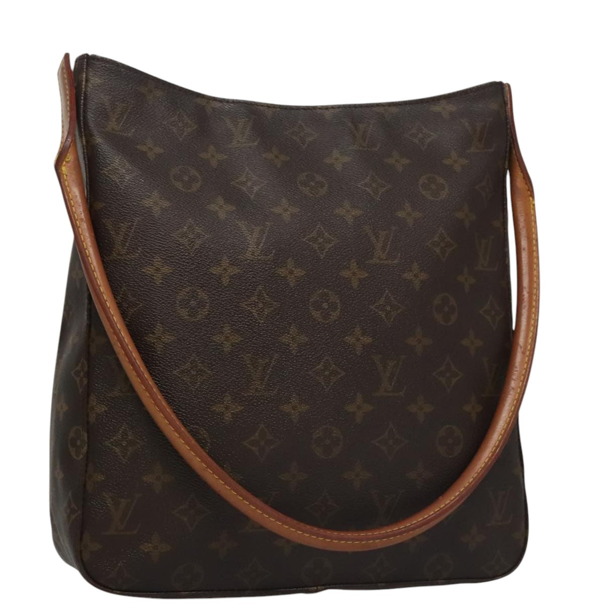 LOUIS VUITTON Monogram Looping GM Shoulder Bag M51145 LV 105396