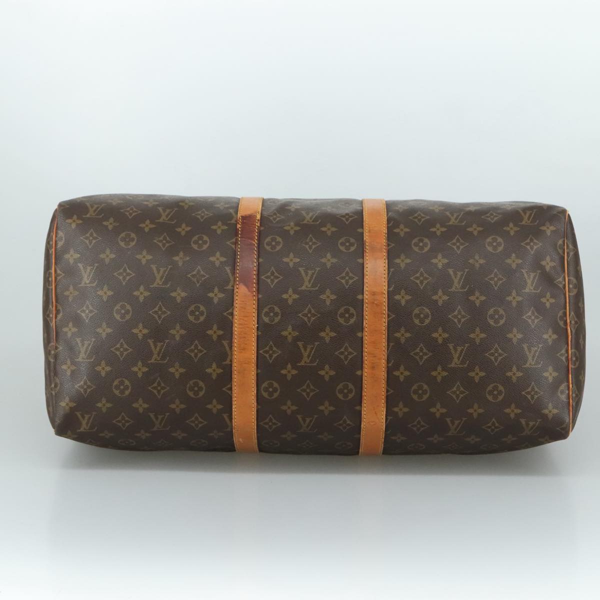 LOUIS VUITTON Monogram Keepall 55 Boston Bag M41424 LV 105410