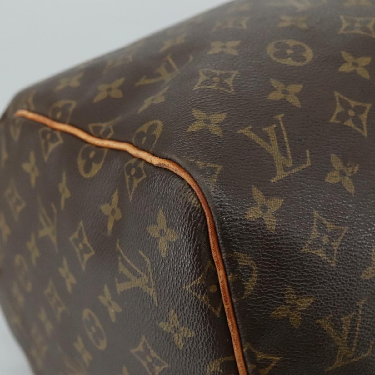LOUIS VUITTON Monogram Keepall 55 Boston Bag M41424 LV 105410