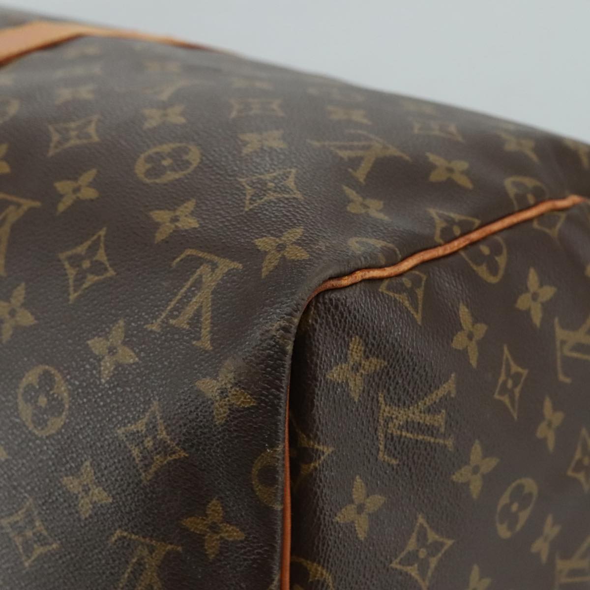 LOUIS VUITTON Monogram Keepall 55 Boston Bag M41424 LV 105410