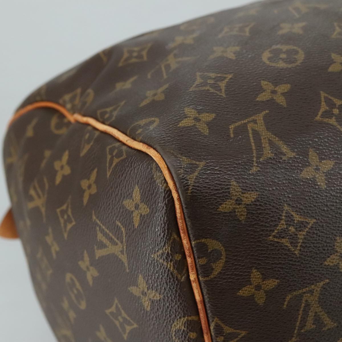 LOUIS VUITTON Monogram Keepall 55 Boston Bag M41424 LV 105410