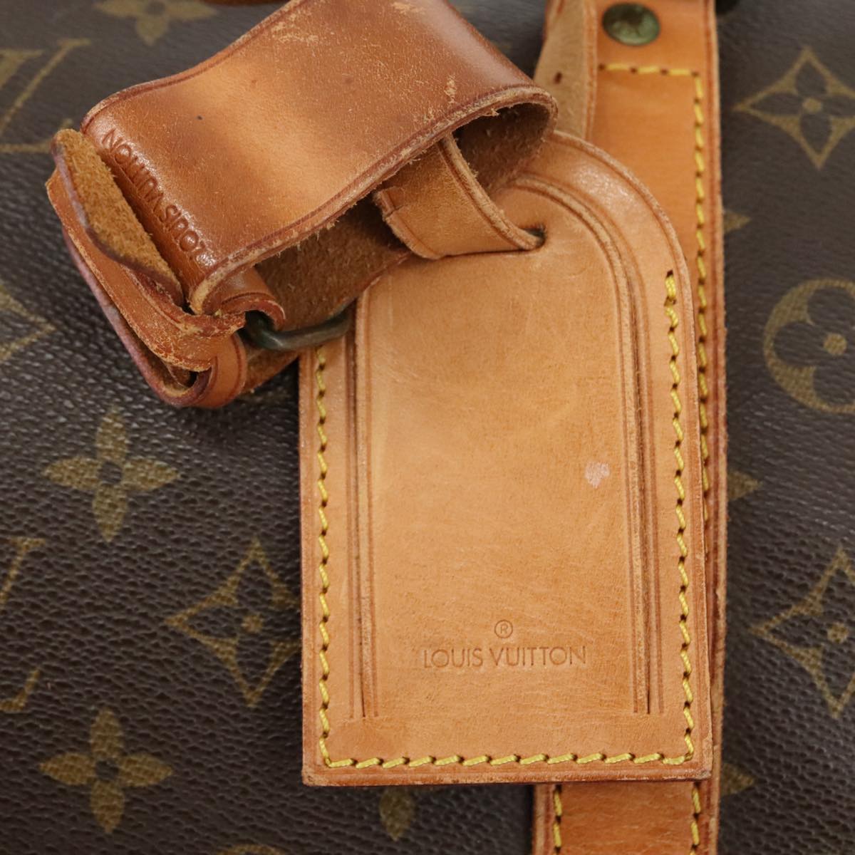 LOUIS VUITTON Monogram Keepall 55 Boston Bag M41424 LV 105410
