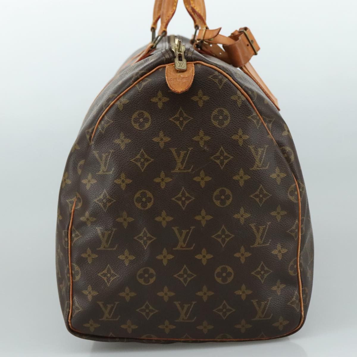 LOUIS VUITTON Monogram Keepall 55 Boston Bag M41424 LV 105410