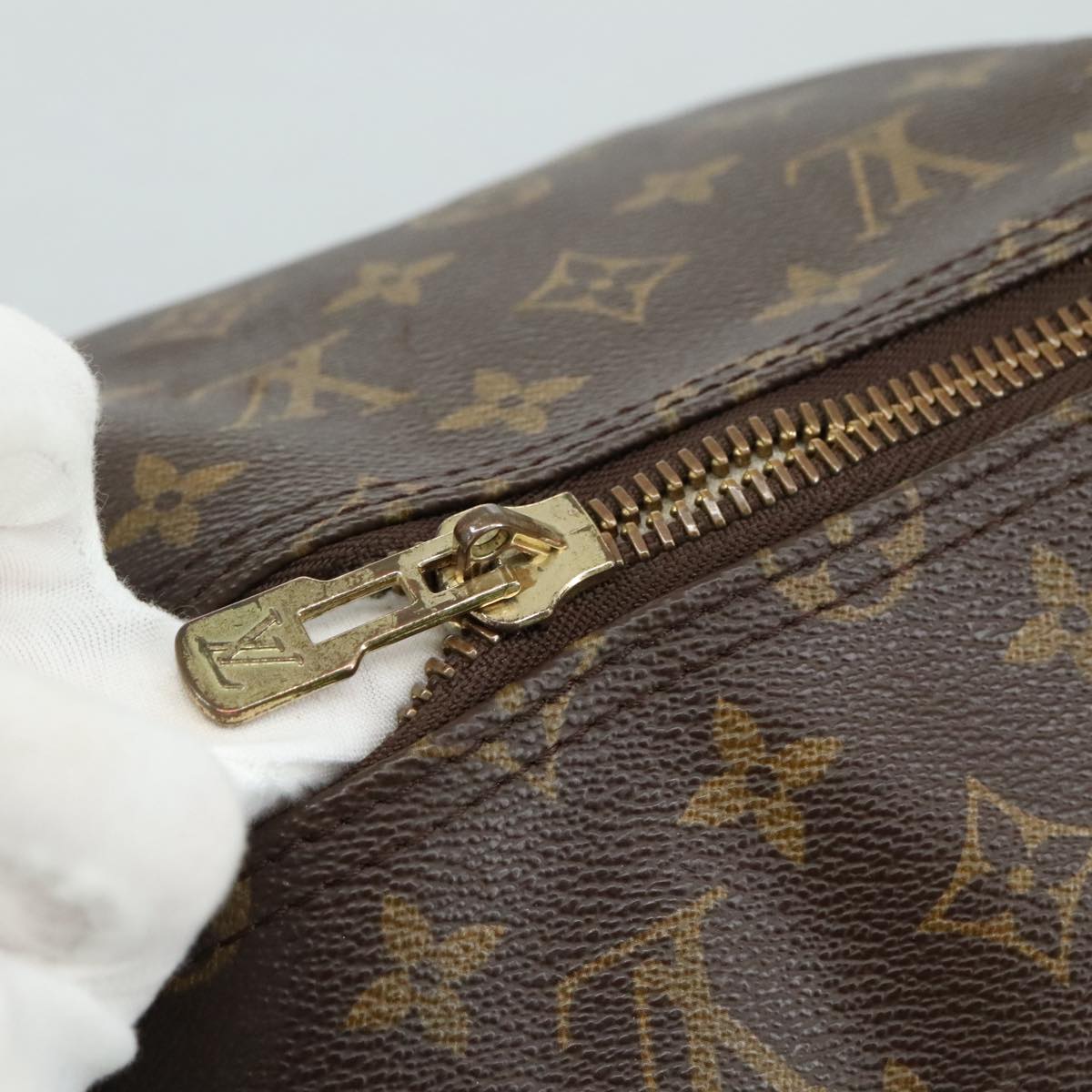 LOUIS VUITTON Monogram Keepall 55 Boston Bag M41424 LV 105410