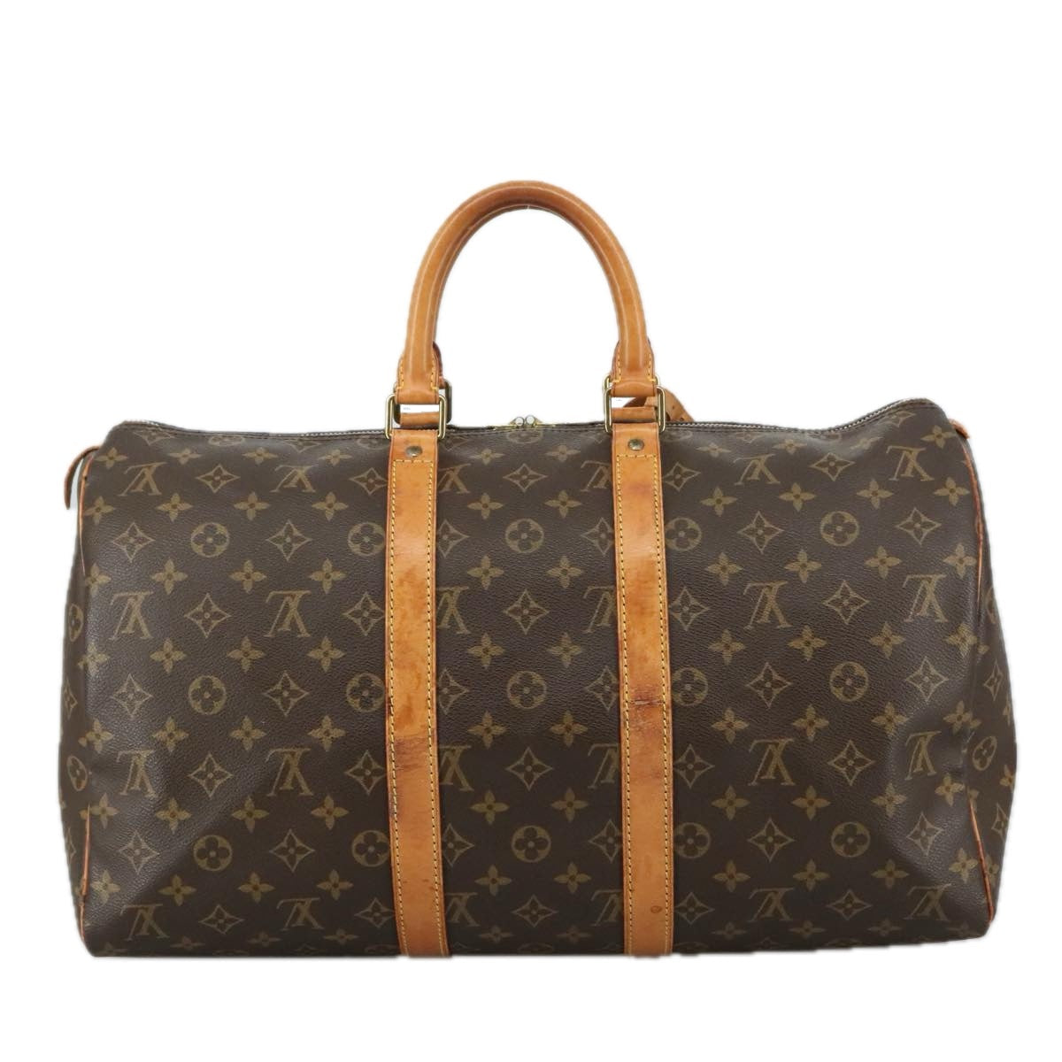 LOUIS VUITTON Monogram Keepall 45 Boston Bag M41428 LV 105415