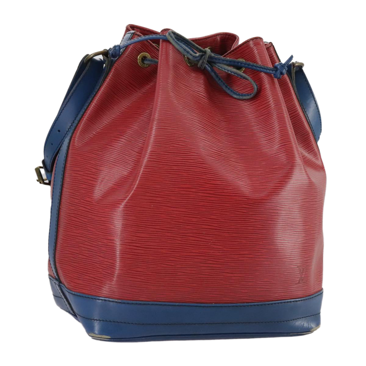 LOUIS VUITTON Epi Noe Shoulder Bag Bicolor Red Blue M44084 LV 105416