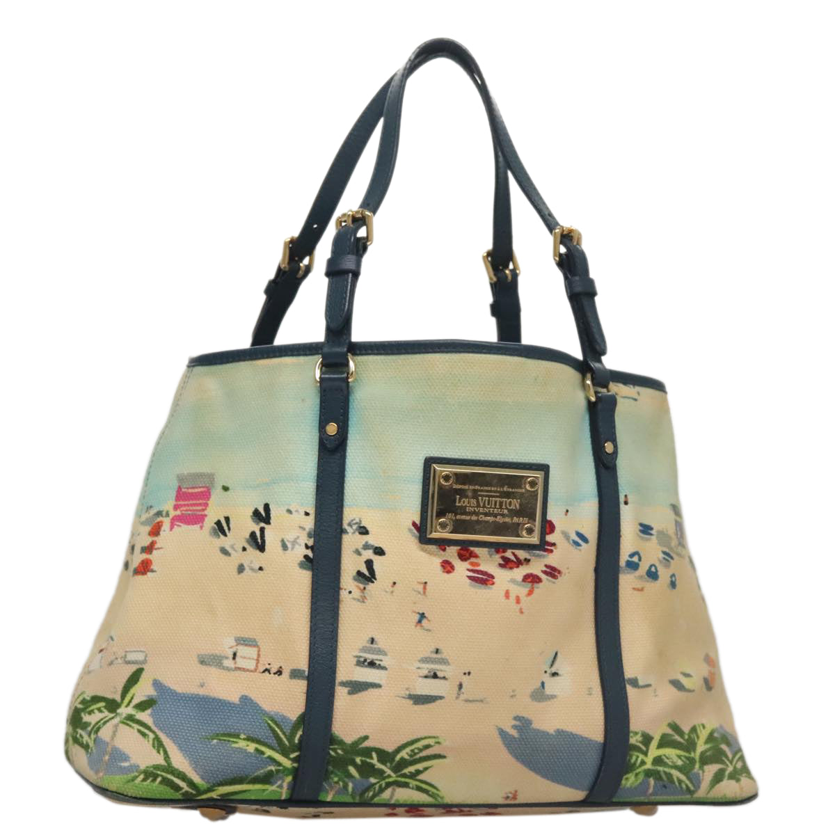 LOUIS VUITTON Eyeall Cabas PM Tote Bag Canvas Escal M93772 LV 105444