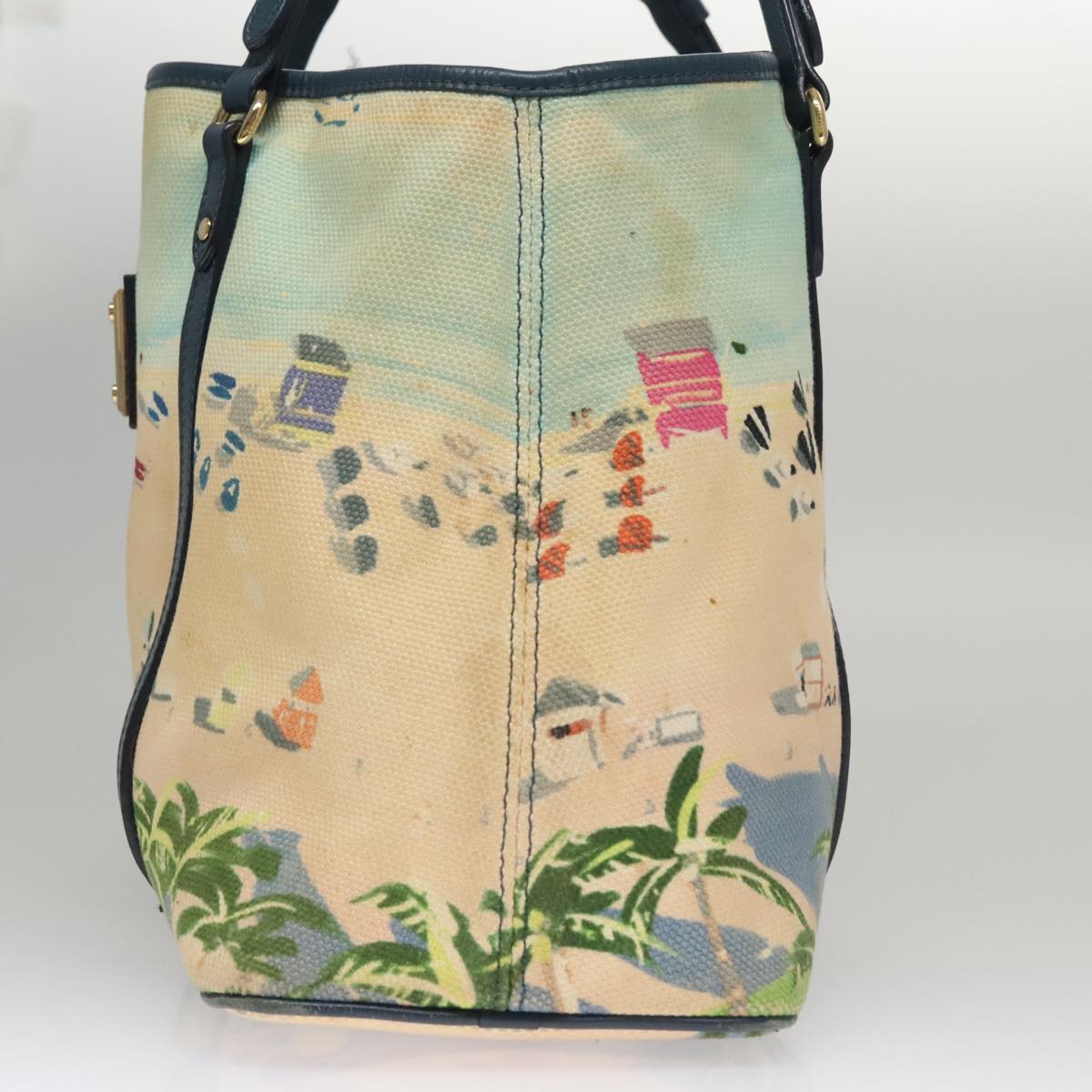 LOUIS VUITTON Eyeall Cabas PM Tote Bag Canvas Escal M93772 LV 105444