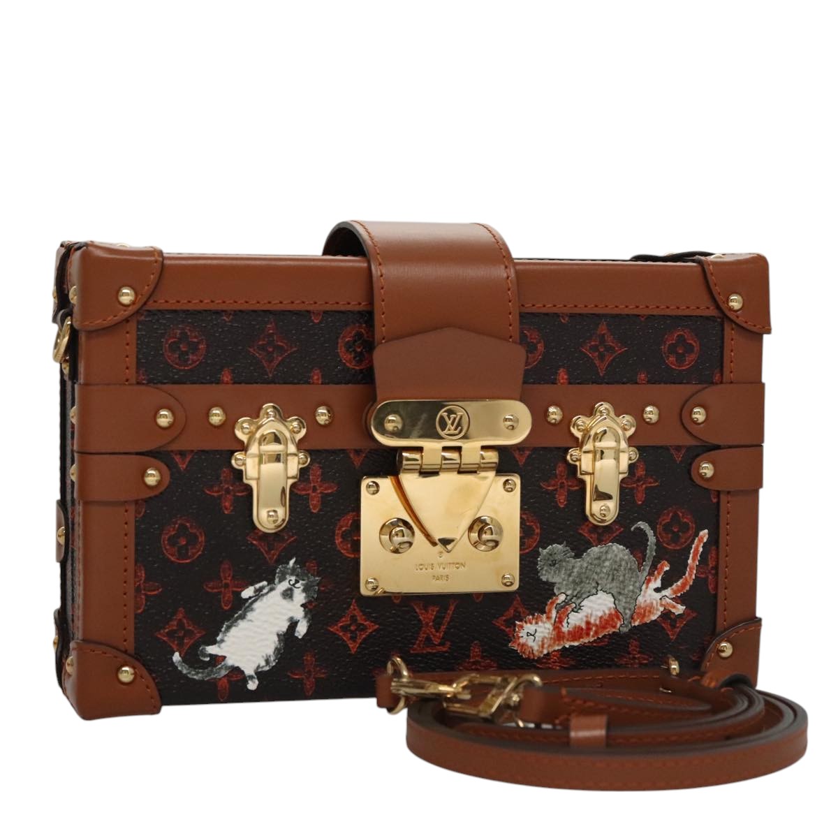 LOUIS VUITTON Catgram Petit Maru NM Shoulder Bag M44407 LV 105481S