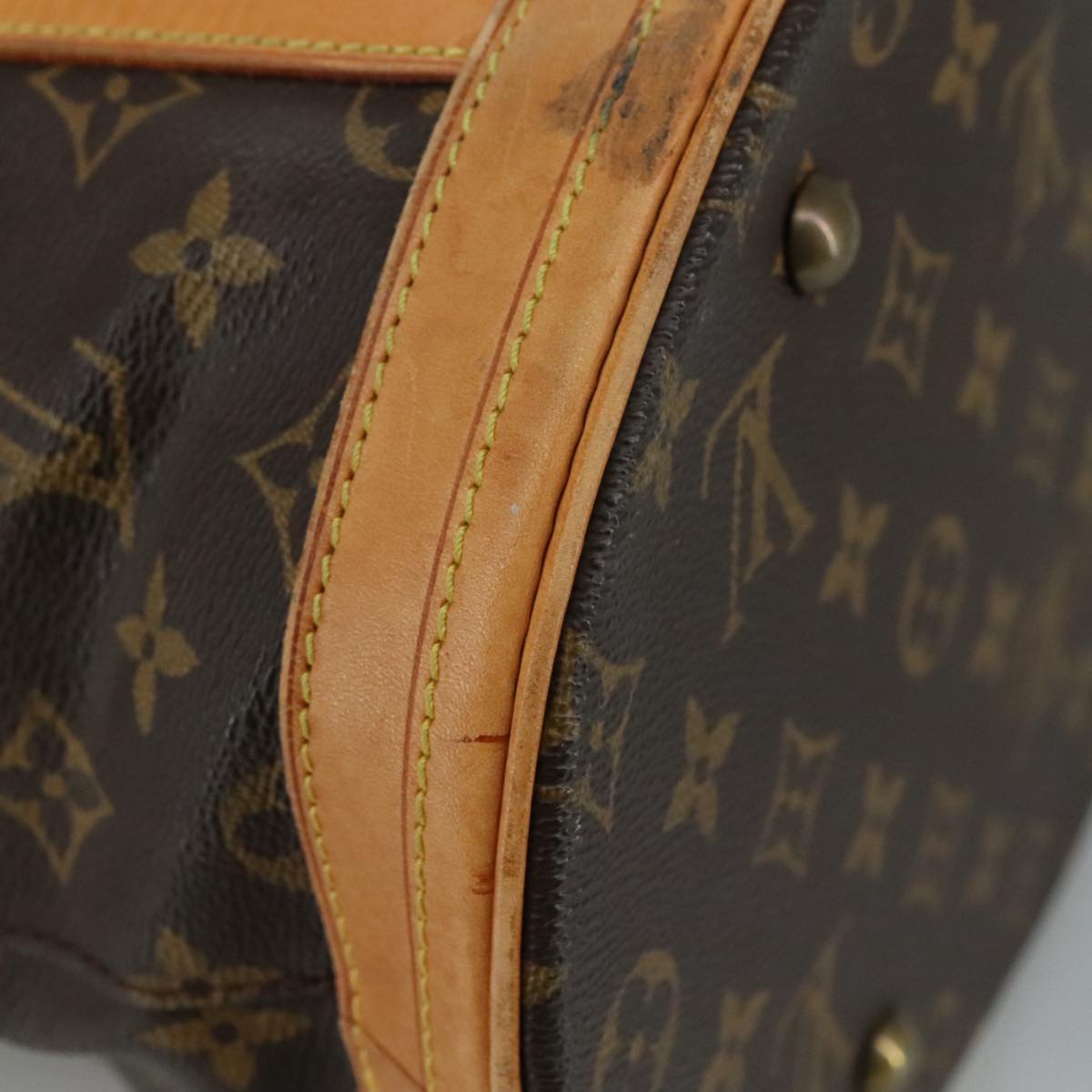 LOUIS VUITTON Monogram Bucket GM Shoulder Bag M42236 LV 105499