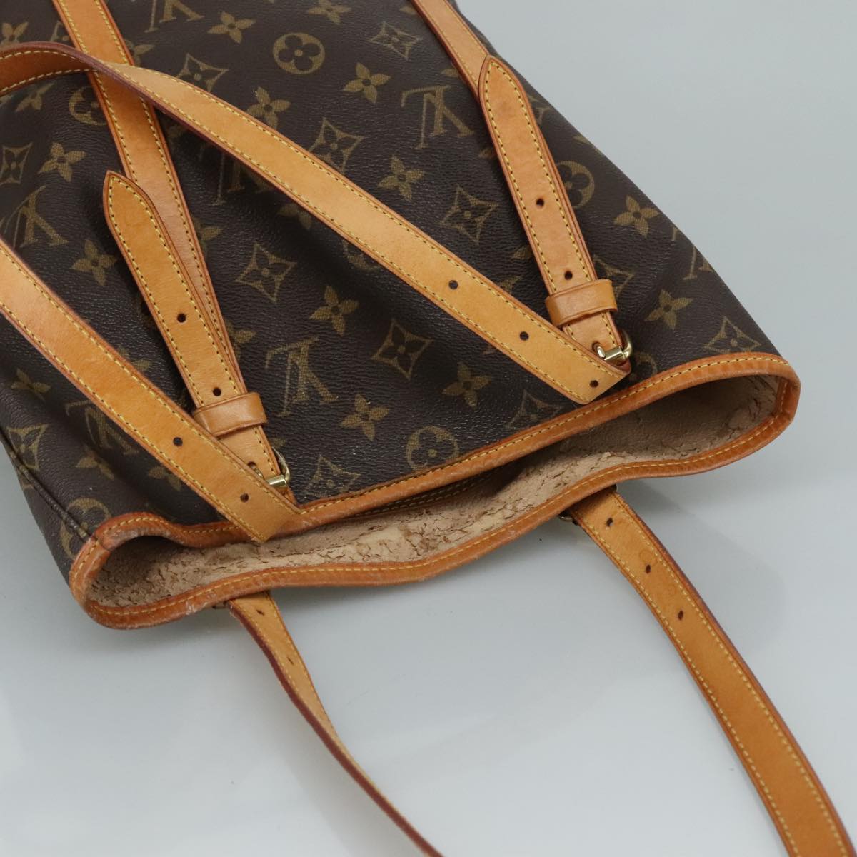 LOUIS VUITTON Monogram Bucket GM Shoulder Bag M42236 LV 105499