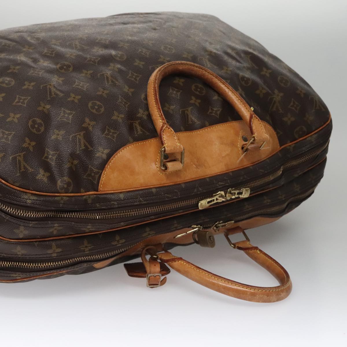 LOUIS VUITTON Monogram Alize 1 Posh Boston Bag M41393 LV 105515
