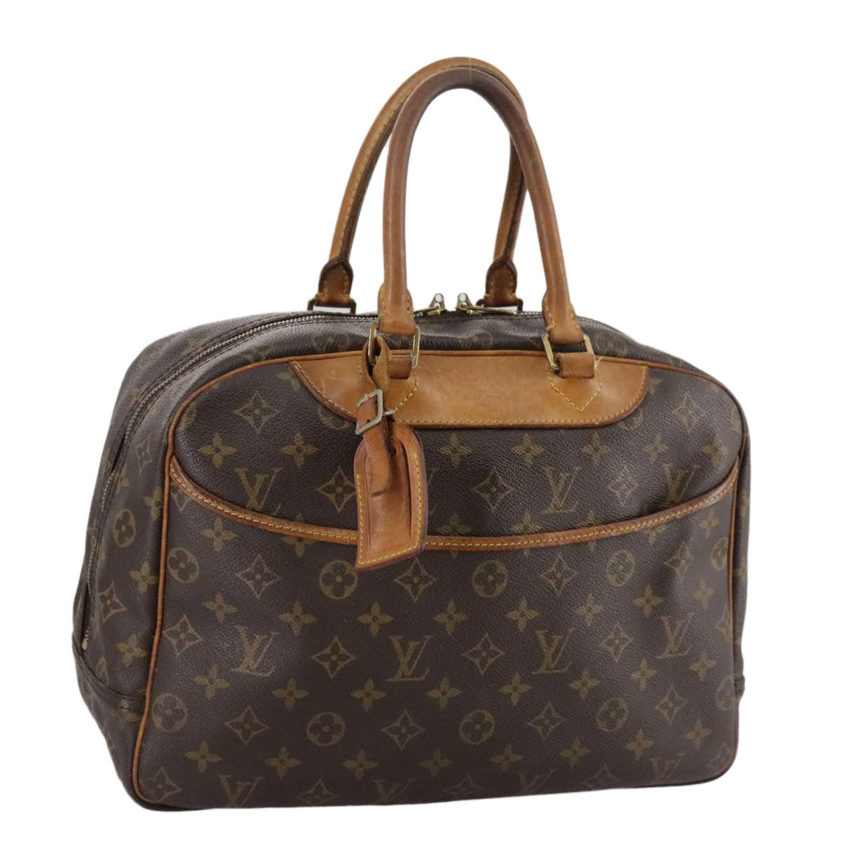 LOUIS VUITTON Monogram Deauville Hand Bag M47270 LV 105519