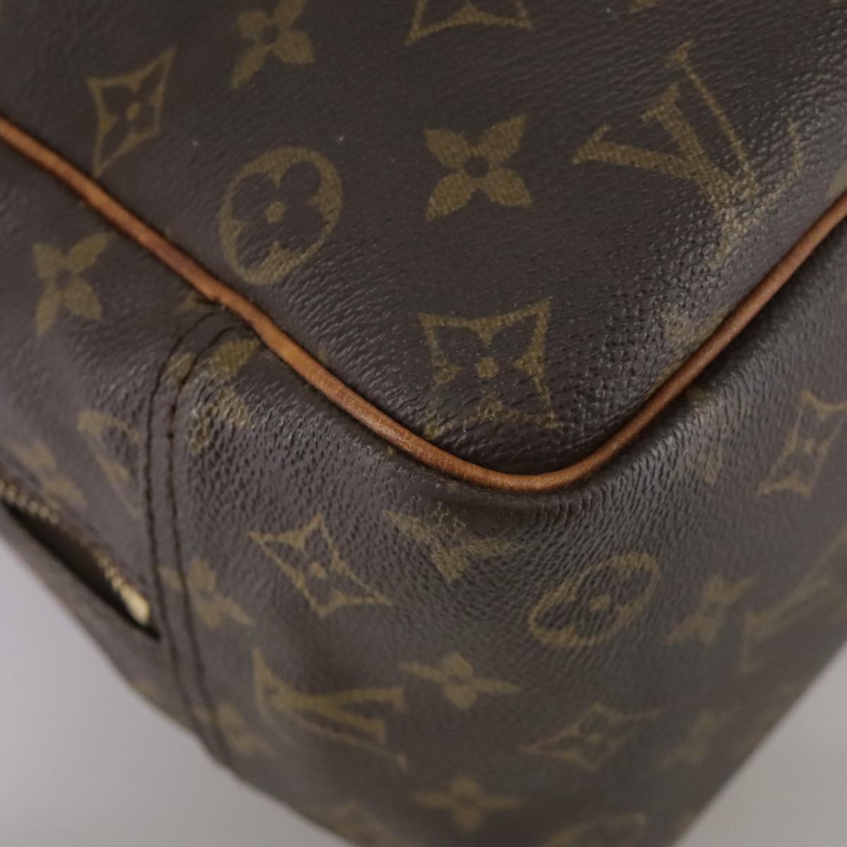 LOUIS VUITTON Monogram Deauville Hand Bag M47270 LV 105519