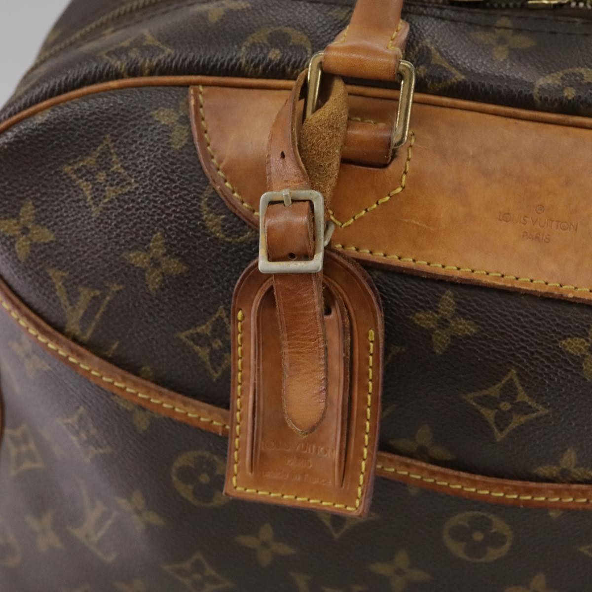 LOUIS VUITTON Monogram Deauville Hand Bag M47270 LV 105519