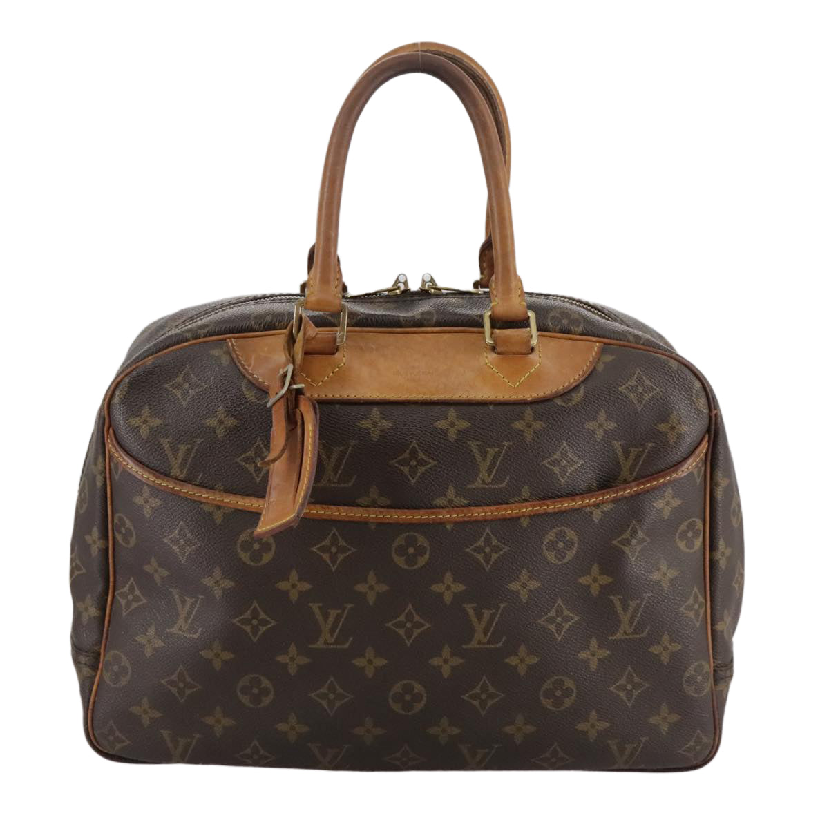 LOUIS VUITTON Monogram Deauville Hand Bag M47270 LV 105519