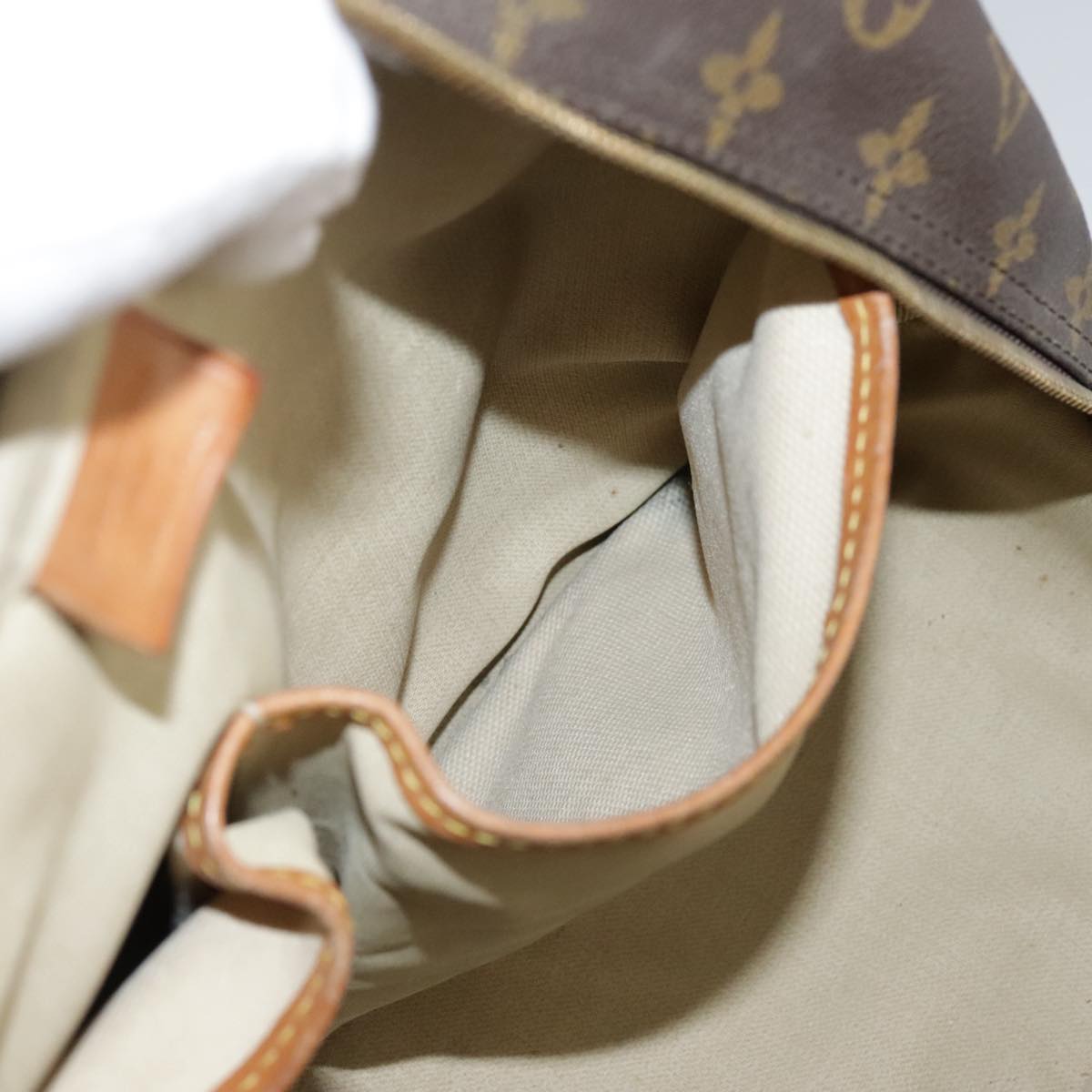 LOUIS VUITTON Monogram Deauville Hand Bag M47270 LV 105519