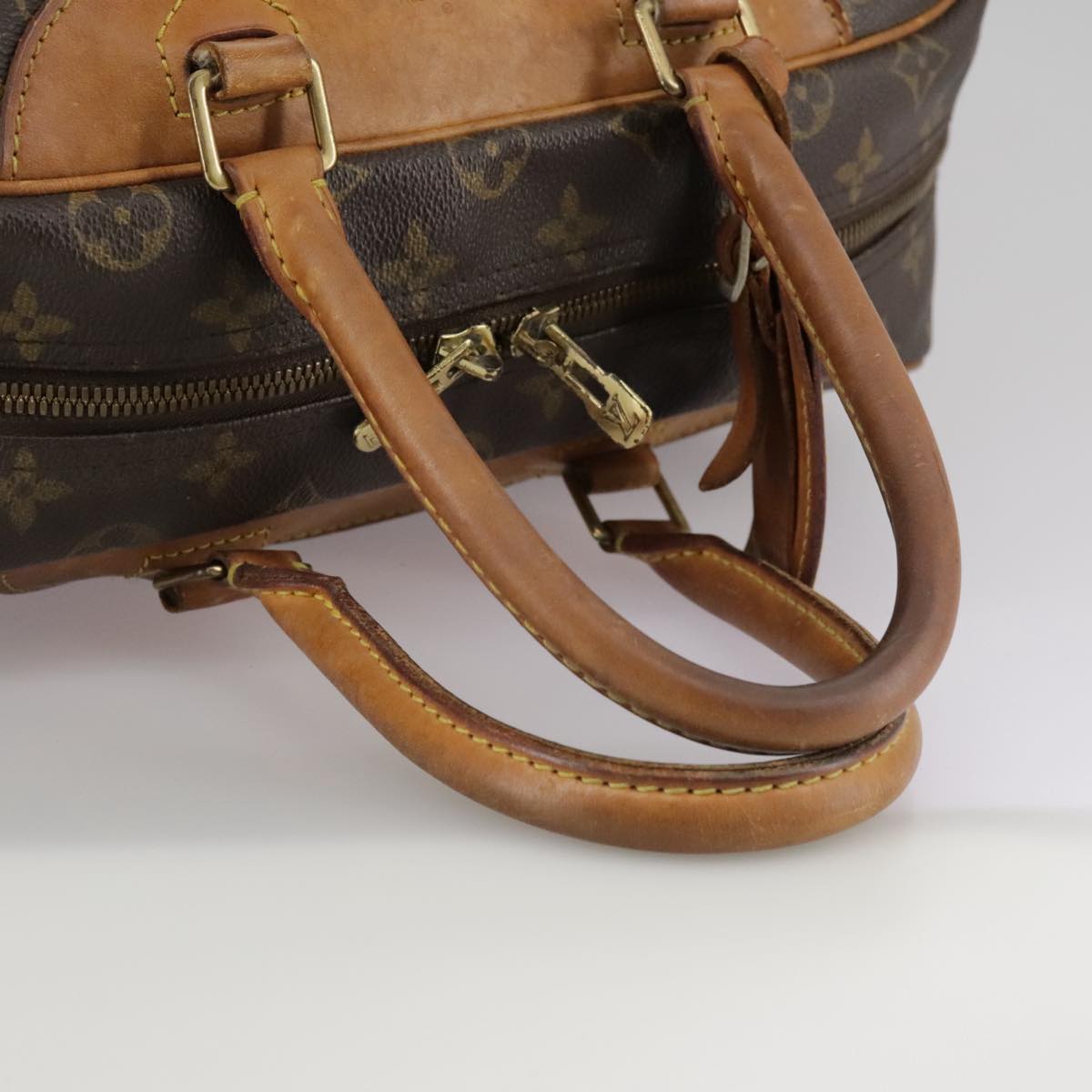 LOUIS VUITTON Monogram Deauville Hand Bag M47270 LV 105519