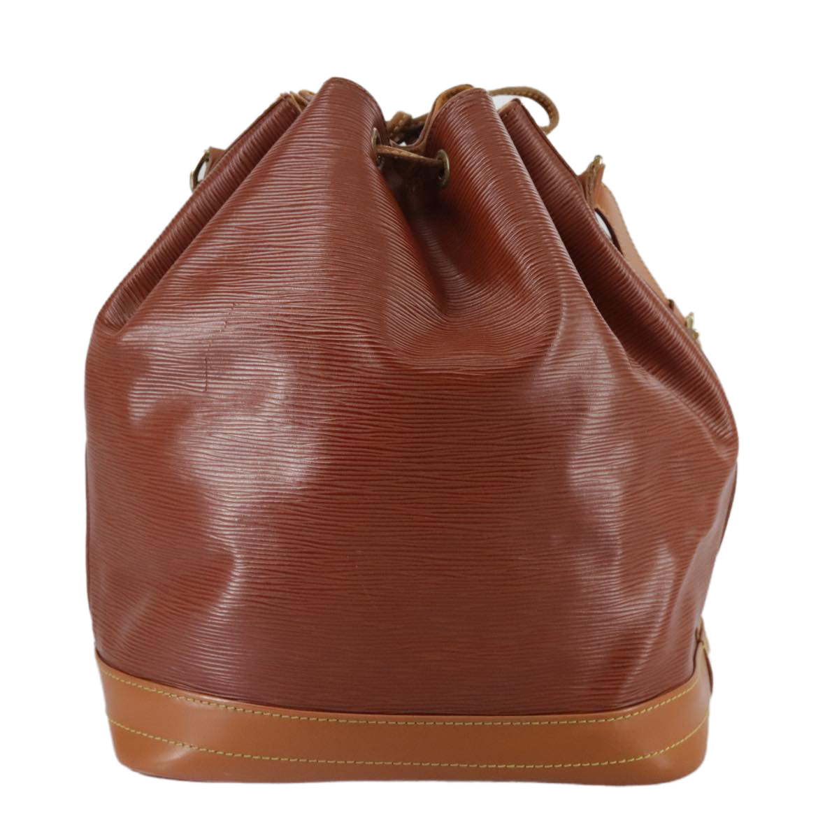 LOUIS VUITTON Epi Noe Shoulder Bag Brown Kenya M44003 LV 105524