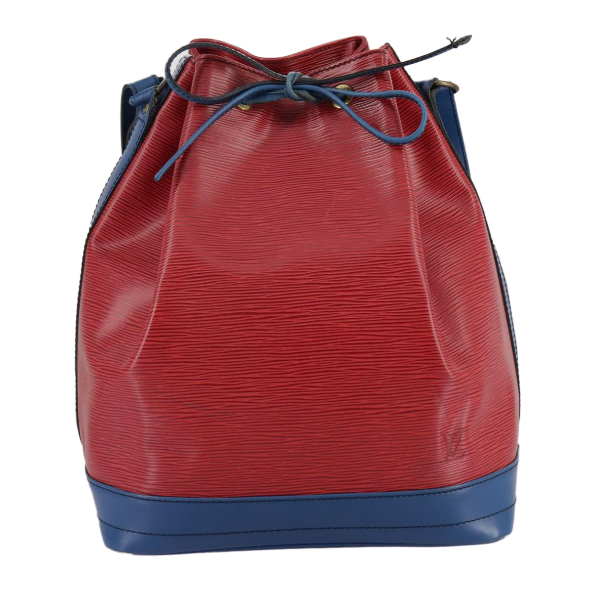 LOUIS VUITTON Epi Noe Shoulder Bag Bicolor Red Blue M44084 LV 105531