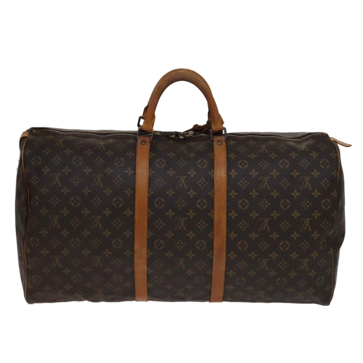 LOUIS VUITTON Monogram Keepall 60 Boston Bag M41422 LV 105538
