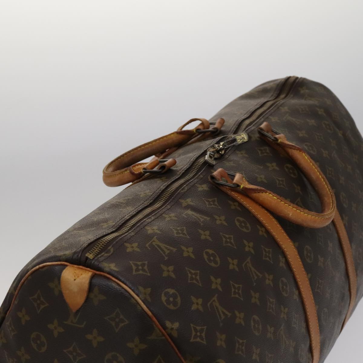 LOUIS VUITTON Monogram Keepall 60 Boston Bag M41422 LV 105538