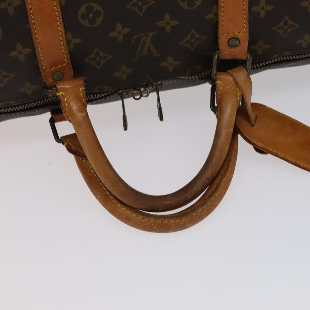 LOUIS VUITTON Monogram Keepall 60 Boston Bag M41422 LV 105538