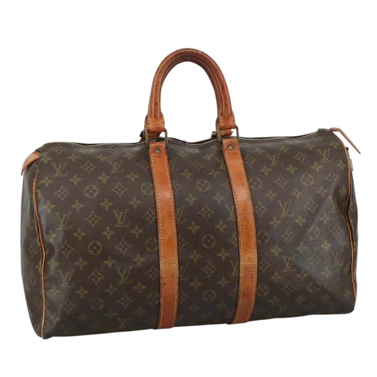 LOUIS VUITTON Monogram Keepall 45 Boston Bag M41428 LV 105540
