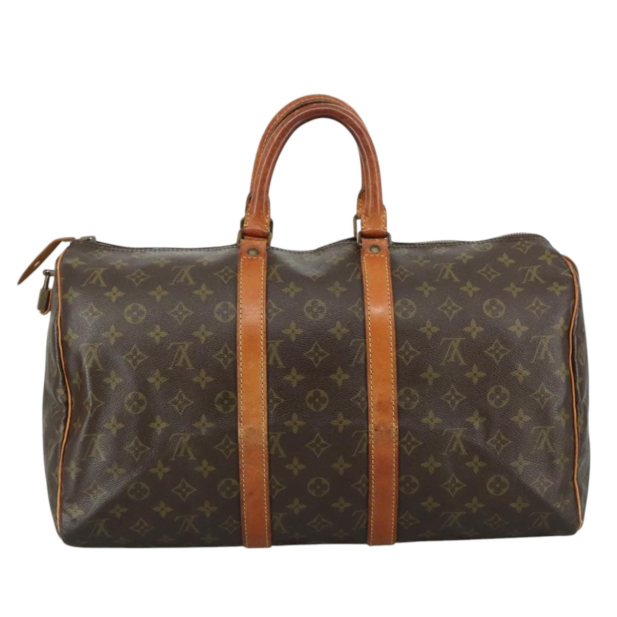 LOUIS VUITTON Monogram Keepall 45 Boston Bag M41428 LV 105540