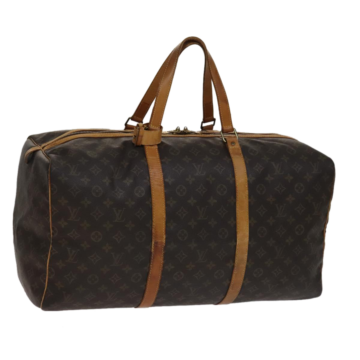 LOUIS VUITTON Monogram Sac Souple 55 Boston Bag M41622 LV 105541
