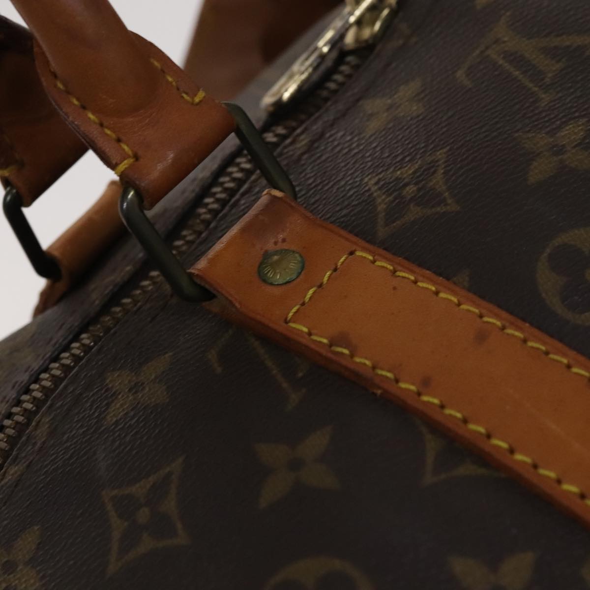 LOUIS VUITTON Monogram Keepall 55 Boston Bag M41424 LV 105543