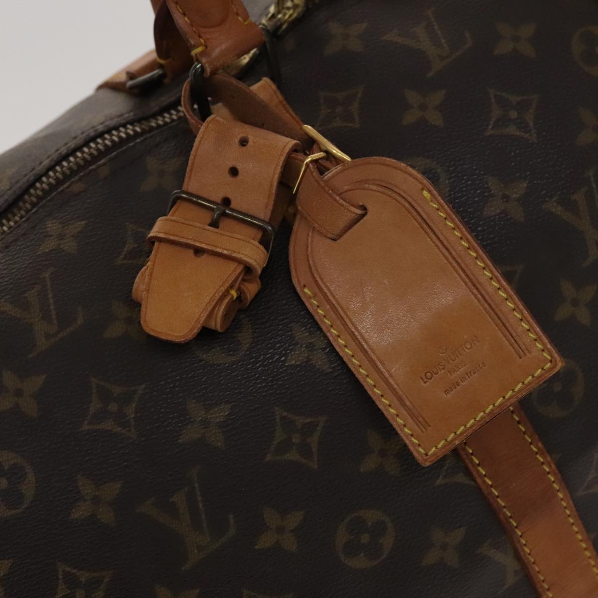 LOUIS VUITTON Monogram Keepall 55 Boston Bag M41424 LV 105543