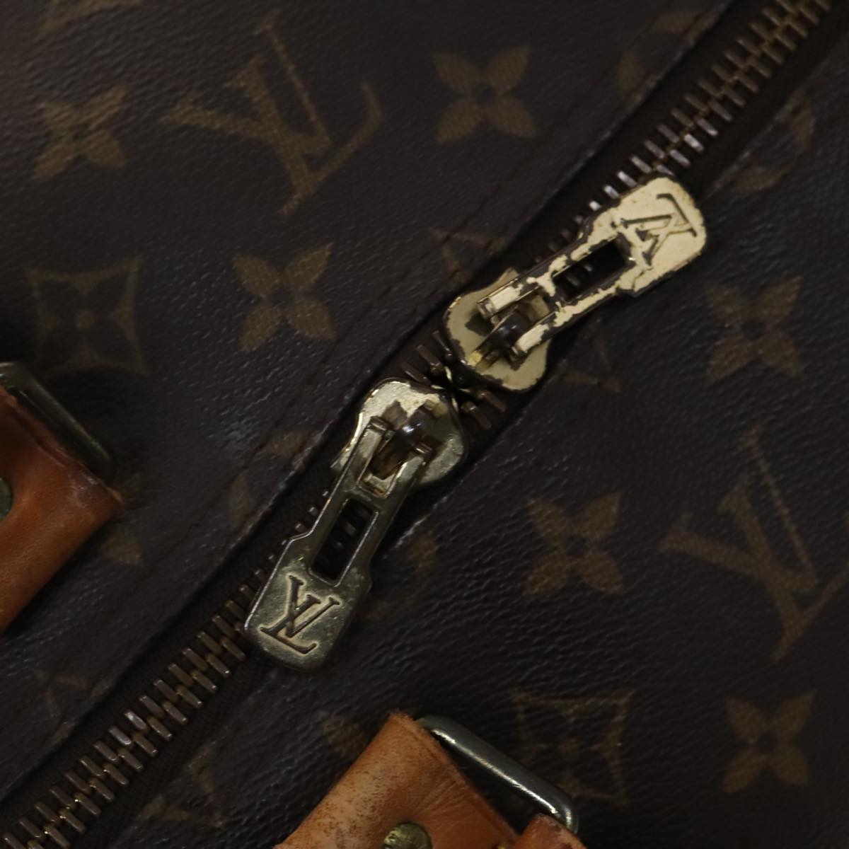 LOUIS VUITTON Monogram Keepall 55 Boston Bag M41424 LV 105543