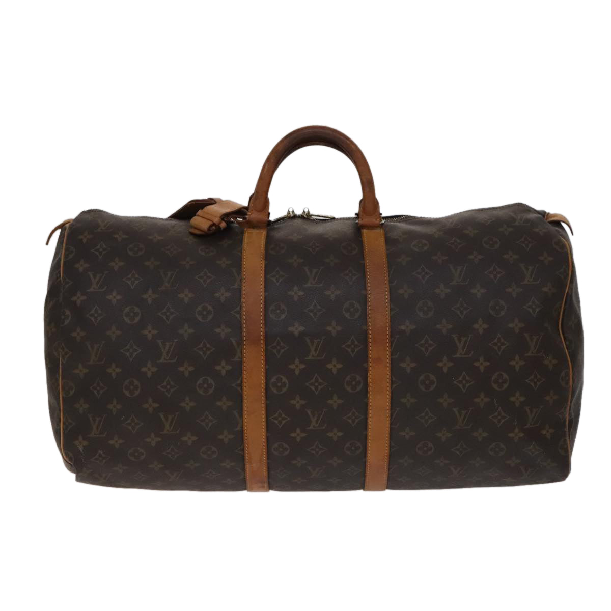 LOUIS VUITTON Monogram Keepall 55 Boston Bag M41424 LV 105543