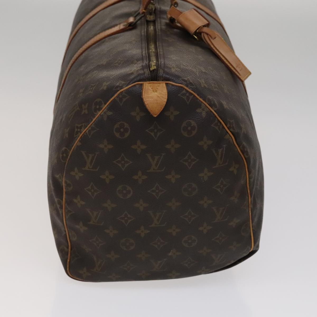 LOUIS VUITTON Monogram Keepall 55 Boston Bag M41424 LV 105543