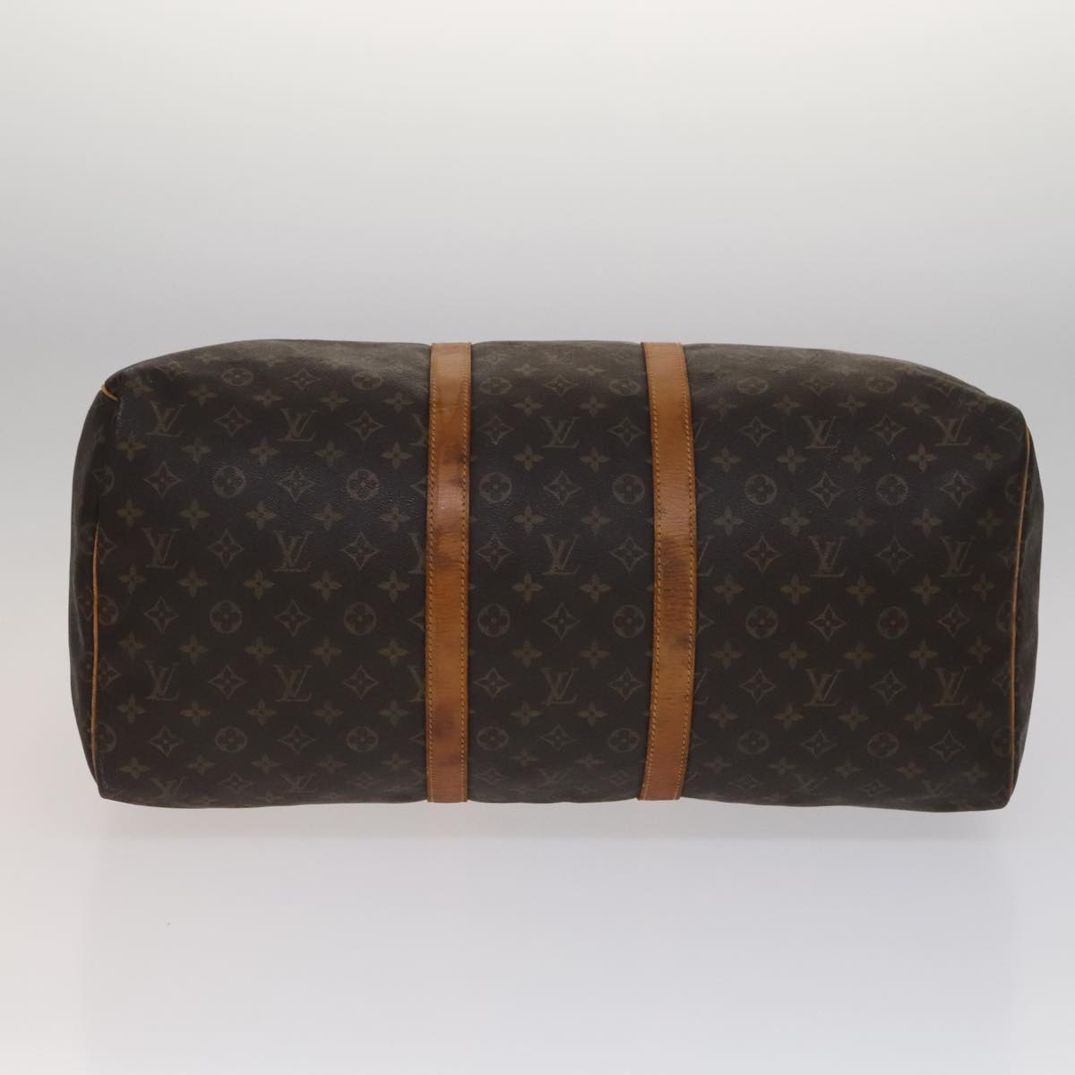 LOUIS VUITTON Monogram Keepall 55 Boston Bag M41424 LV 105543