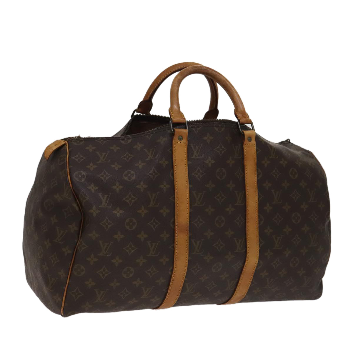 LOUIS VUITTON Monogram Keepall 50 Boston Bag M41426 LV 105547